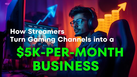 How Streamers Turn Their Gaming Channel into a $5K-per-Month Business