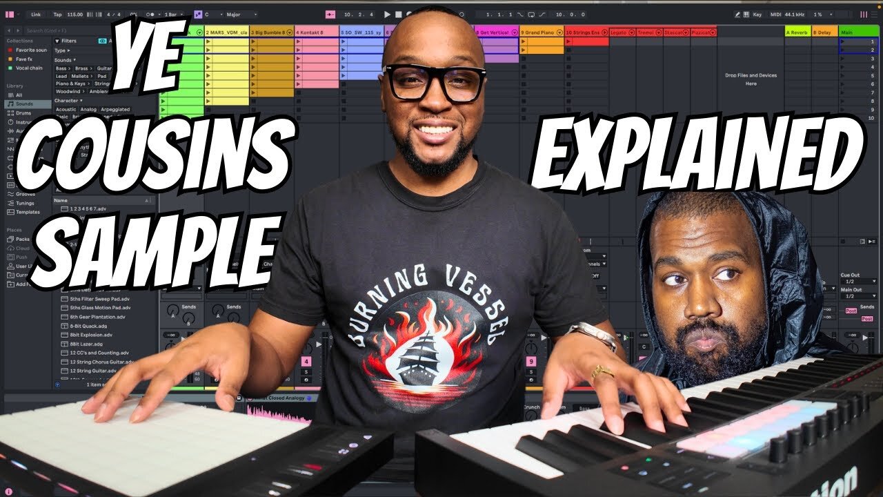 How Kanye Made the Sample for his CONTROVERSIAL Song 'Cousins'