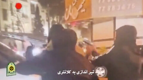 Rioters in Iran Shoot with Kalashnikov as Jihadists. Other Beat to Death and Burn alive Cops