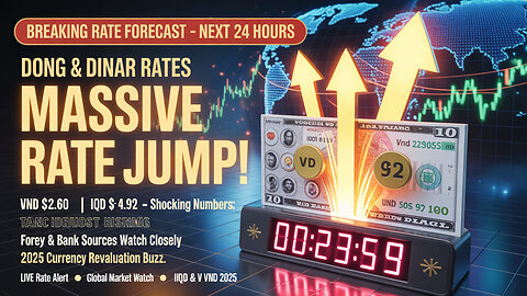By Tomorrow Dong & Dinar Rates Could Explode! 💥 VND $2.60 IQD $4.92 🏦 Today's Iraqi Dinar News!