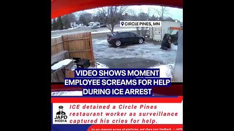 ICE agents detained a Circle Pines restaurant worker as video captured his screams for help.
