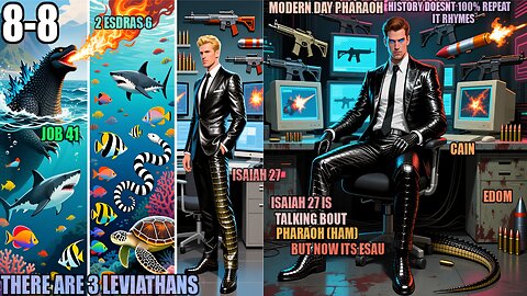 Isaiah 27 Three Leviathans, Dragons, Multi-Fold And Hard Scriptures, Branches Grafted In/Out 8-8