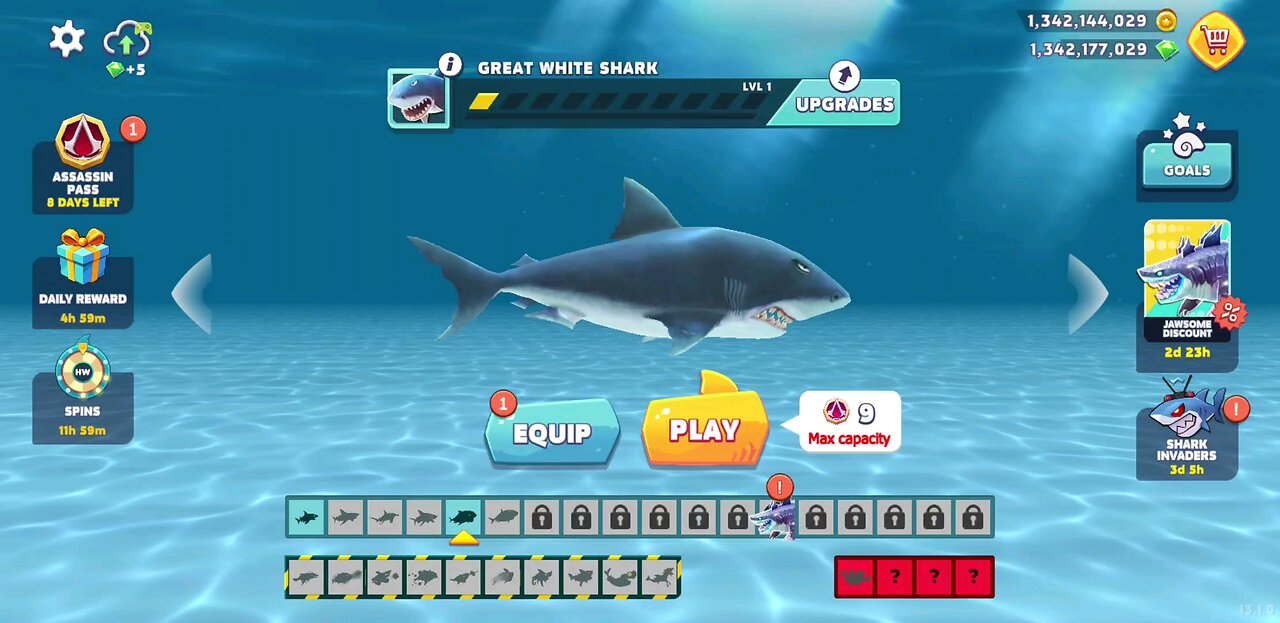 Hungry shark opulence