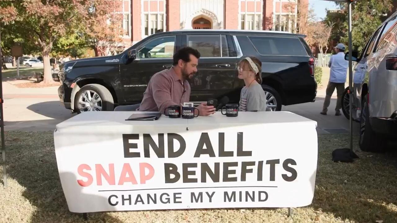 CROWDER EXPOSES SNAP FRAUD — LIBERAL AGREES ON AIR