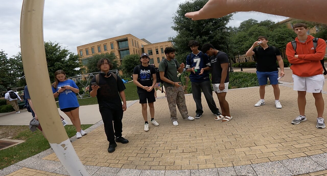 Texas A&M: Final Days of Classes, Lots of Very Fruitful Conversations, Praying For A Student, A Small Crowd Forms, Answering Hindus, Exalting Jesus!