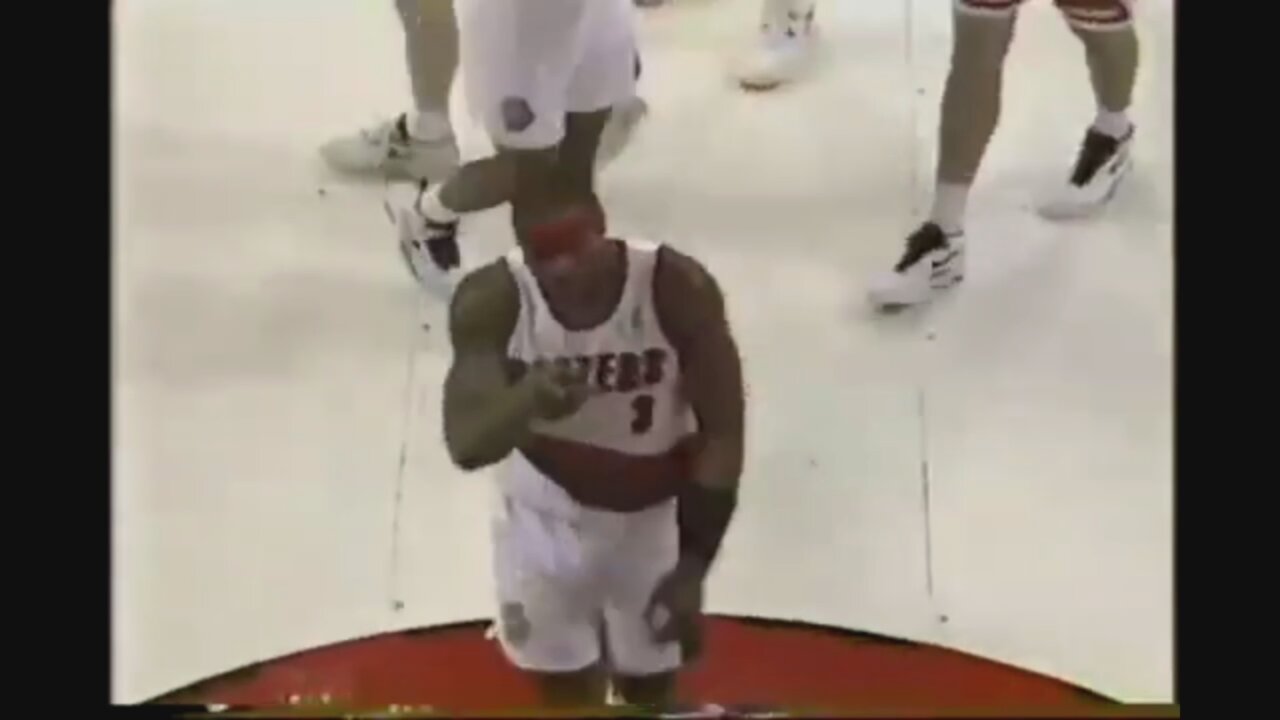 Clifford Robinson 28 Points 3 Ast Vs. Bulls, 1994-95.