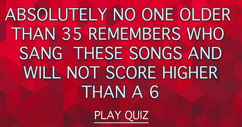 Who sang these songs?