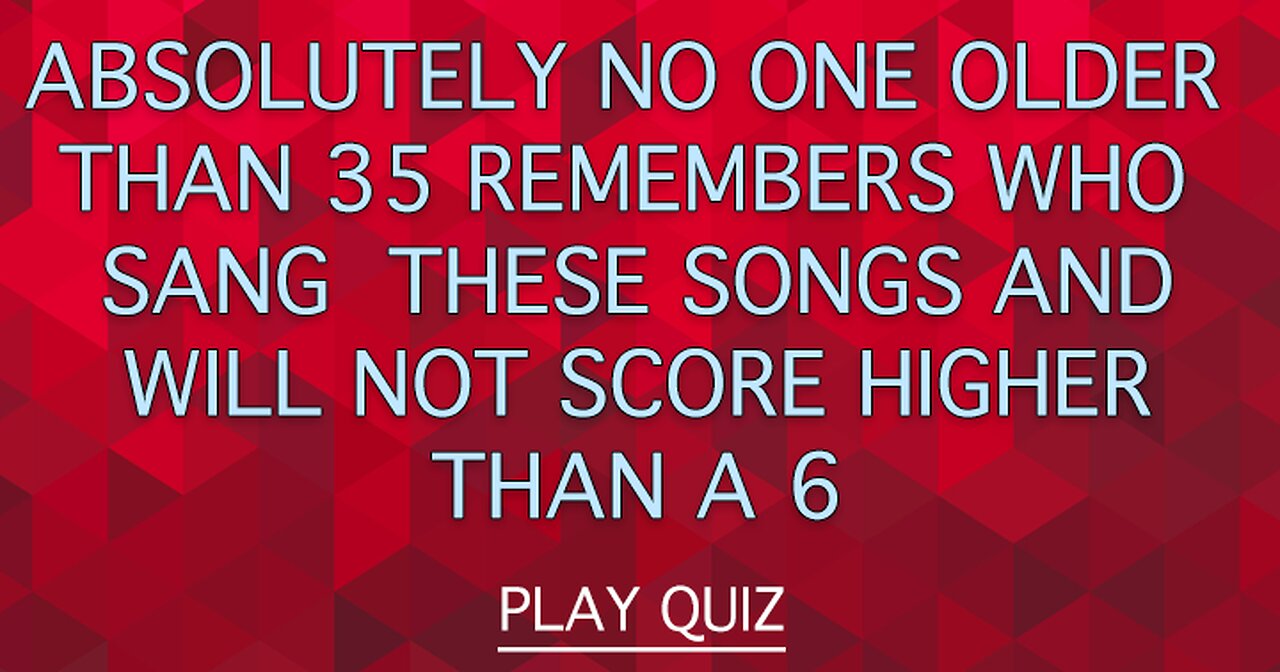 Who sang these songs?