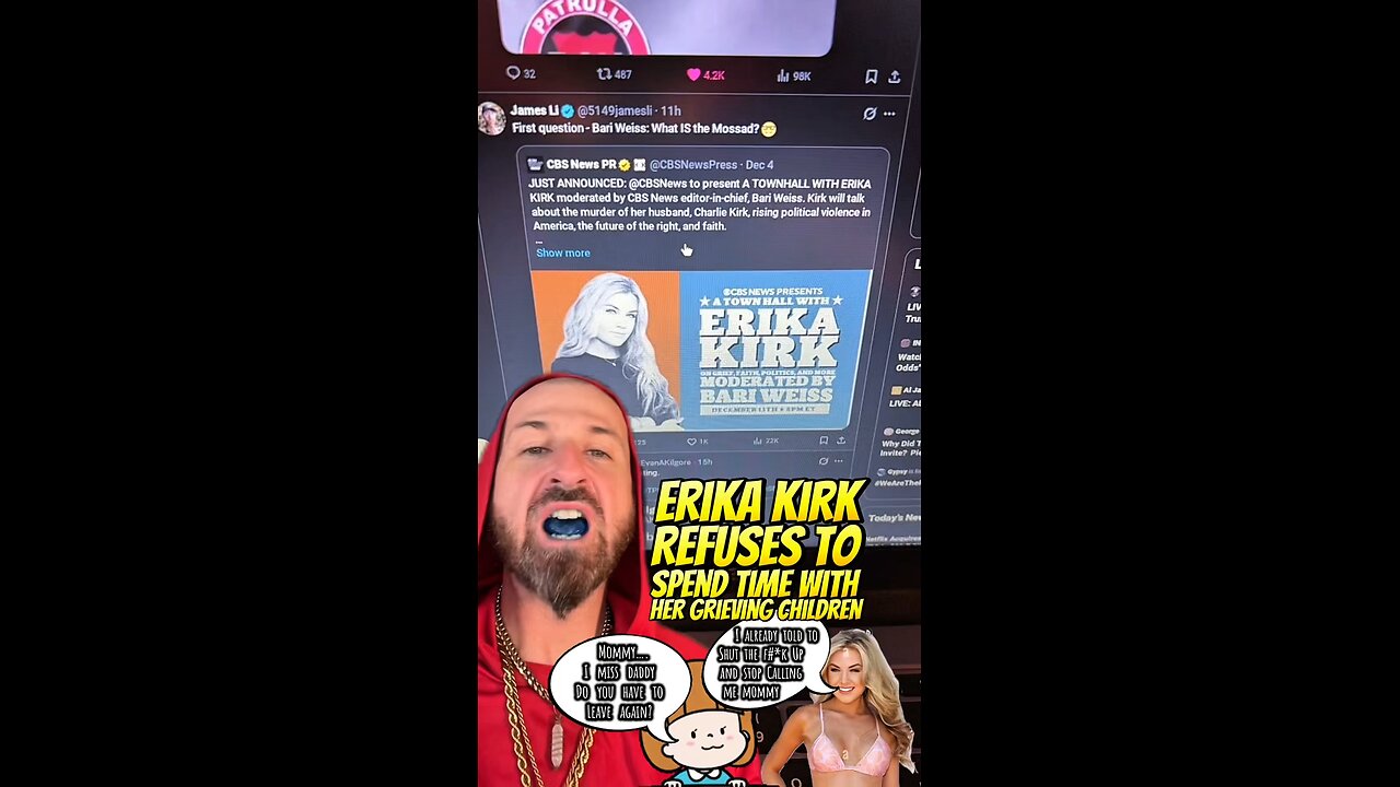 #ErikaKirk is Scheduled for #TownHall on CBS News with Tribe Member Bari Weiss