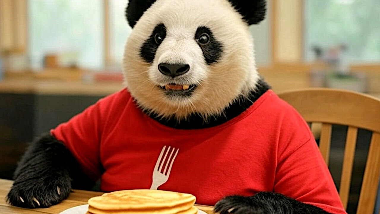 Pancakes with Panda