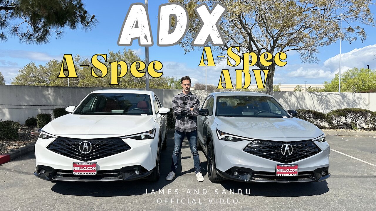 The new 2025 Acura ADX A-Spec vs A-Spec ADV