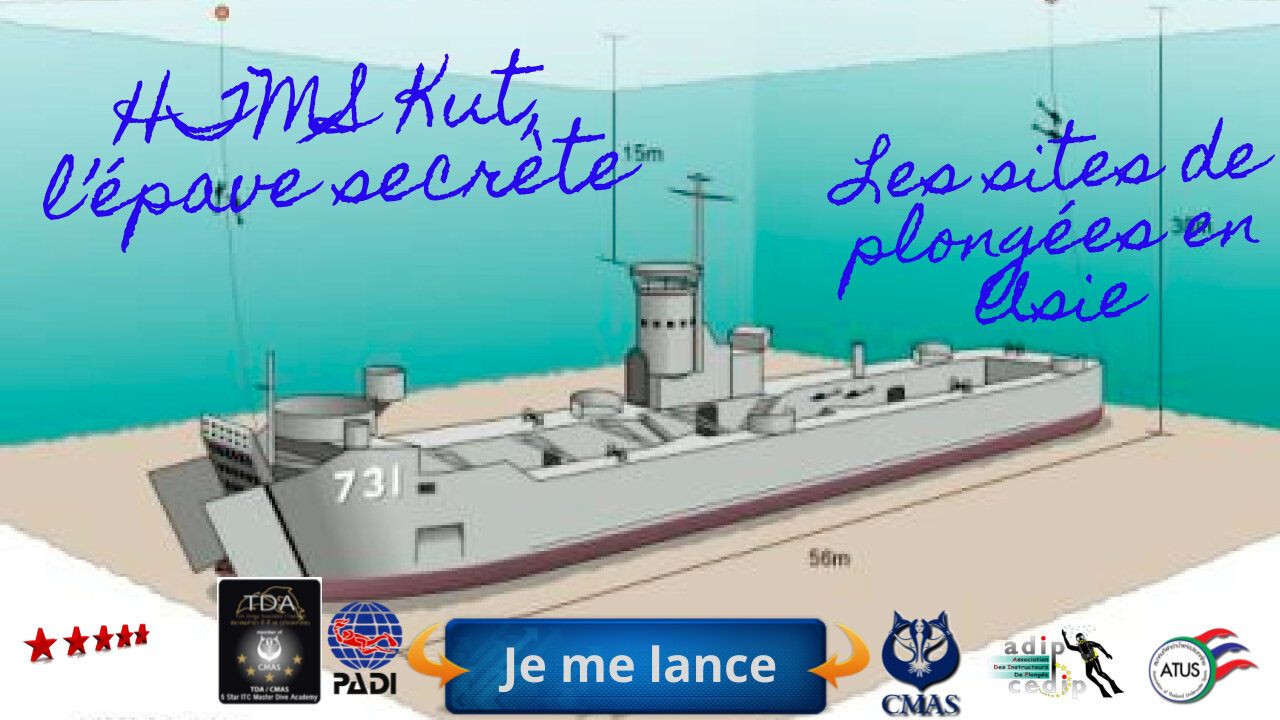 🎬 HTMS Kut : l’épave secrète au large de Pattaya
