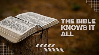 At the End of the Day… The Bible Has All the Answers