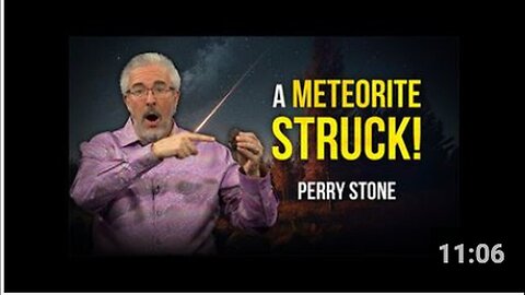 "Perry Stone Hit by Meteorite"