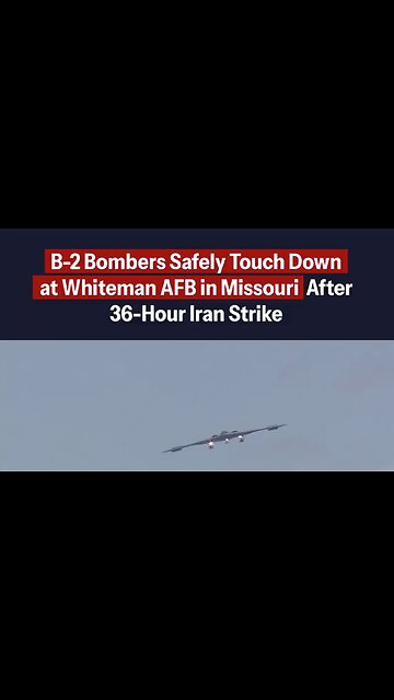 B2 Bombers Safely Touchdown-God Bless the United States Military