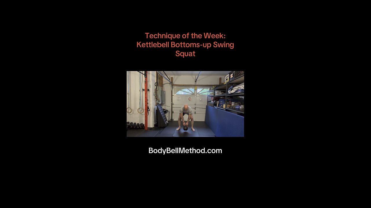 Technique of the Week: Kettlebell Bottoms-up Swing Squat