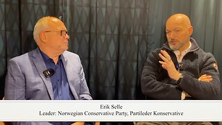 Erik Selle, Leader: Norwegian Conservative Party-Partileder Konservative, Oslo, Norway 04/07/25