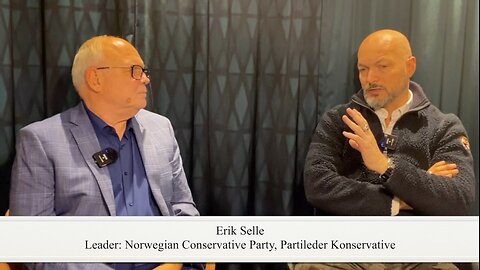 Erik Selle, Leader: Norwegian Conservative Party-Partileder Konservative, Oslo, Norway 04/07/25