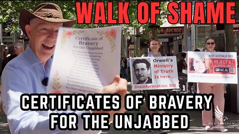 CERTIFICATES OF BRAVERY FOR THE UNJABBED @ thewalkofshame