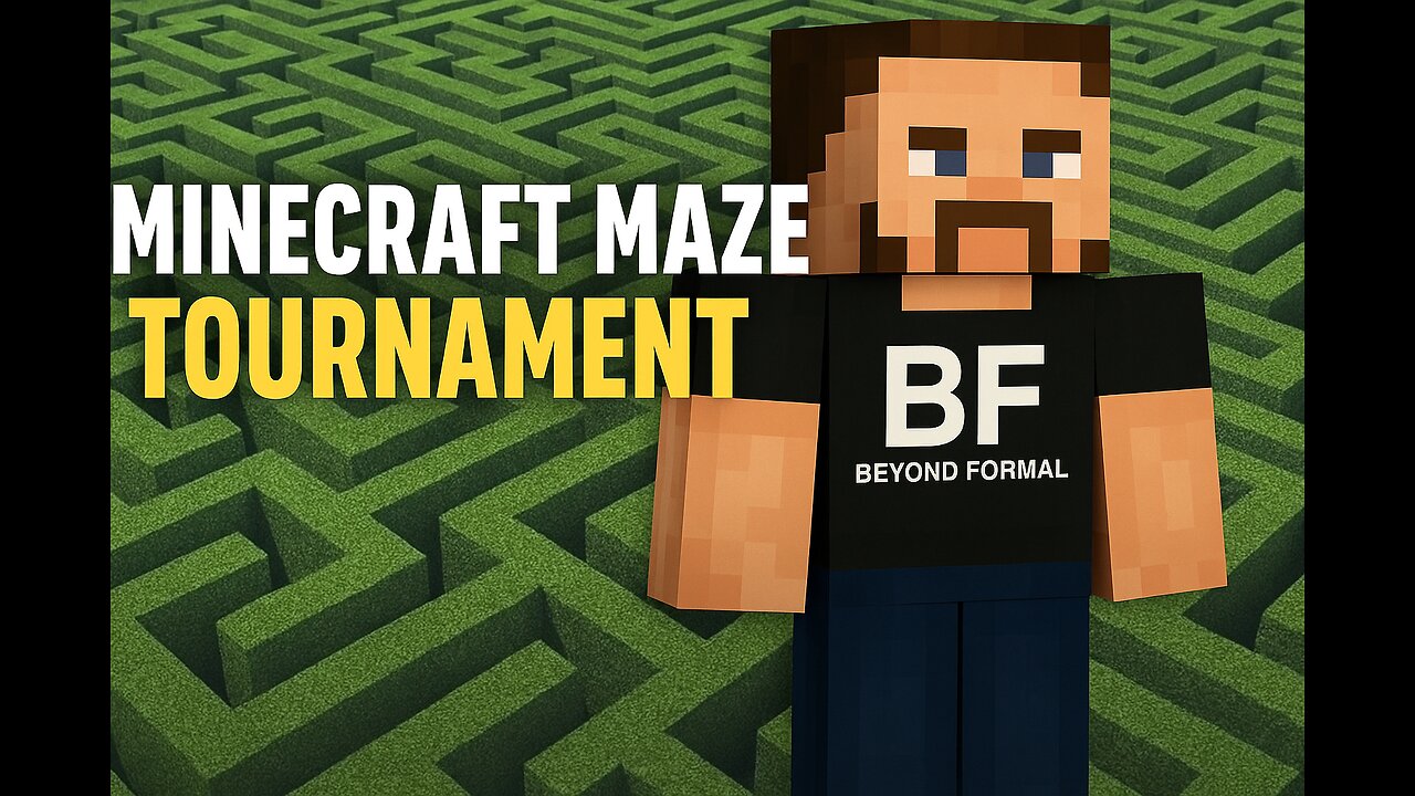Minecraft Maze Tournament! It's going to be a-maze-ing