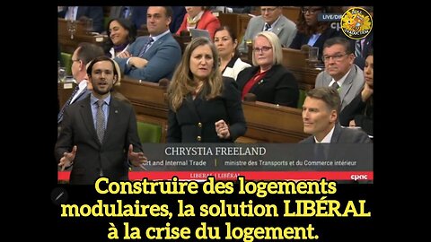 Construire des logements modulaires, la solution LIBÉRAL à la crise du logement.