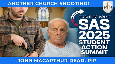 Church Shootings, MacArthur Dead, Turning Point Student Action Summit | Epstein | Faith The Nation