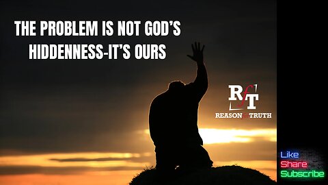 The Problem Is Not God It's Us!
