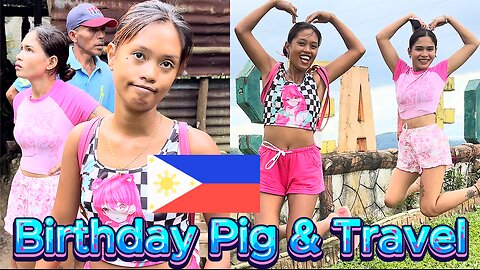 Filipina Buys Birthday Pig & Visit to St. Fatima Shrine! OFF GRID ISLAND FAMILY PHILIPPINES LIVING