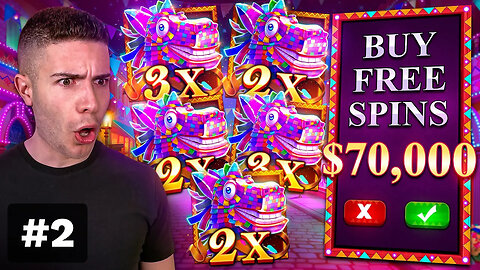 $70,000 Bonus Buy on HOT FIESTA 🍸 (70K Bonus Buy Series #02)