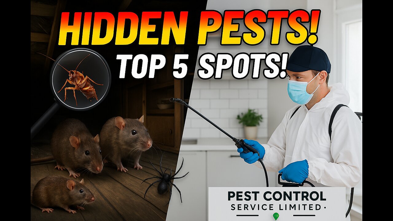 Top 5 Hidden Pest Spots in Your Home (And How to Fix!)