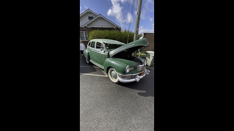1946 Nash barn find with “conditioned Air” not air conditioning. Neat art deco classic.