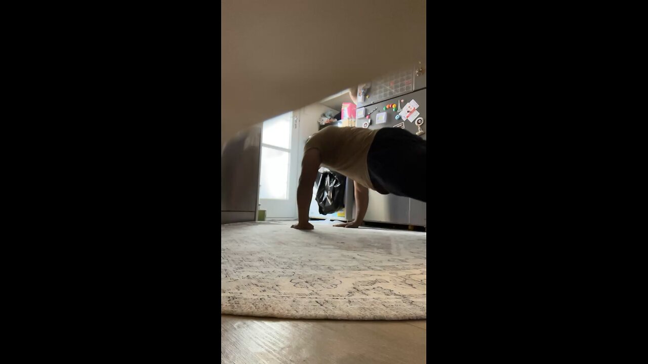 Day 1 push ups on rumble