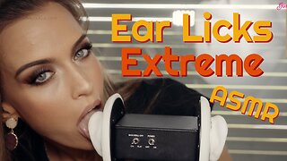 ASMR Gina Carla 💦 Extreme Wet Ear Licks!