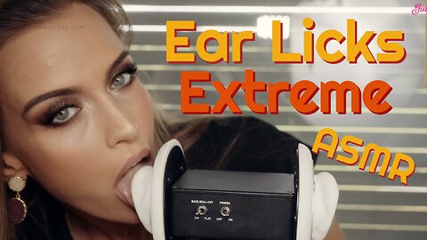 ASMR Gina Carla 💦 Extreme Wet Ear Licks!