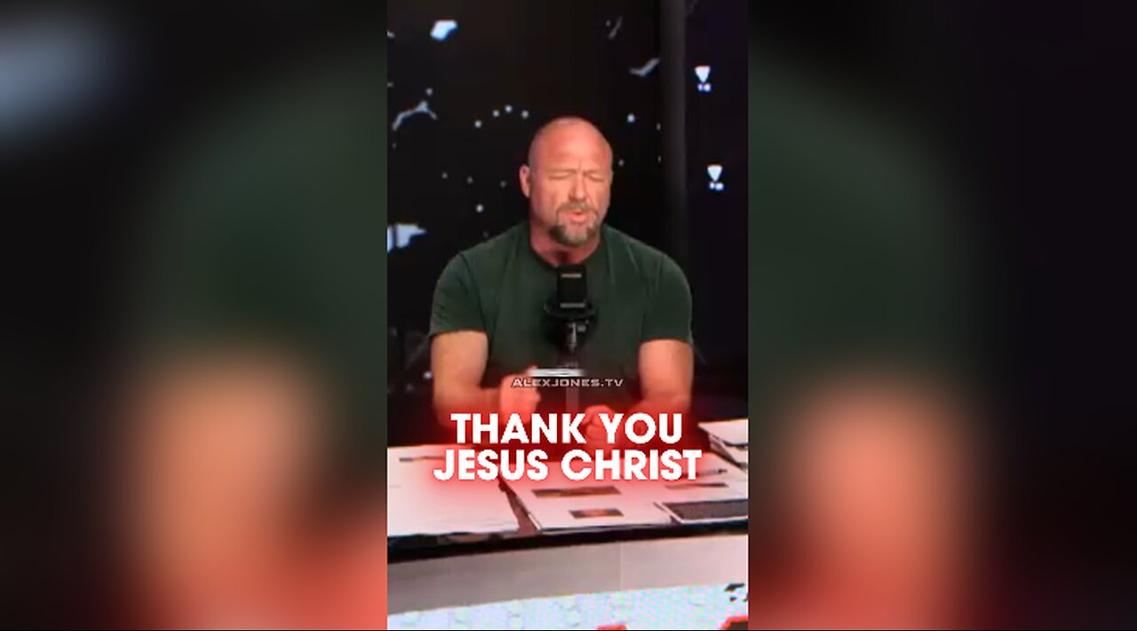 Alex Jones Thanks Jesus Christ For Saving Him - 4/11/25
