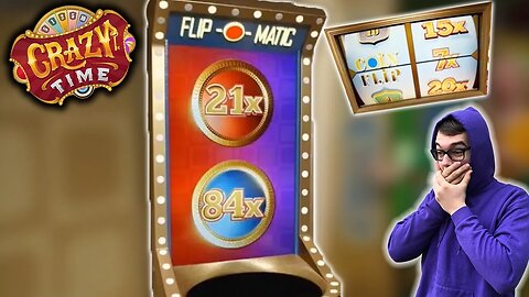 7X TOP SLOT COIN FLIP CRAZY TIME WIN!