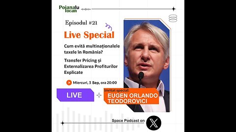 România Învățată cu Eugen Orlando Teodorovici