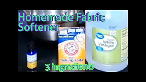 Homemade Fabric Softener