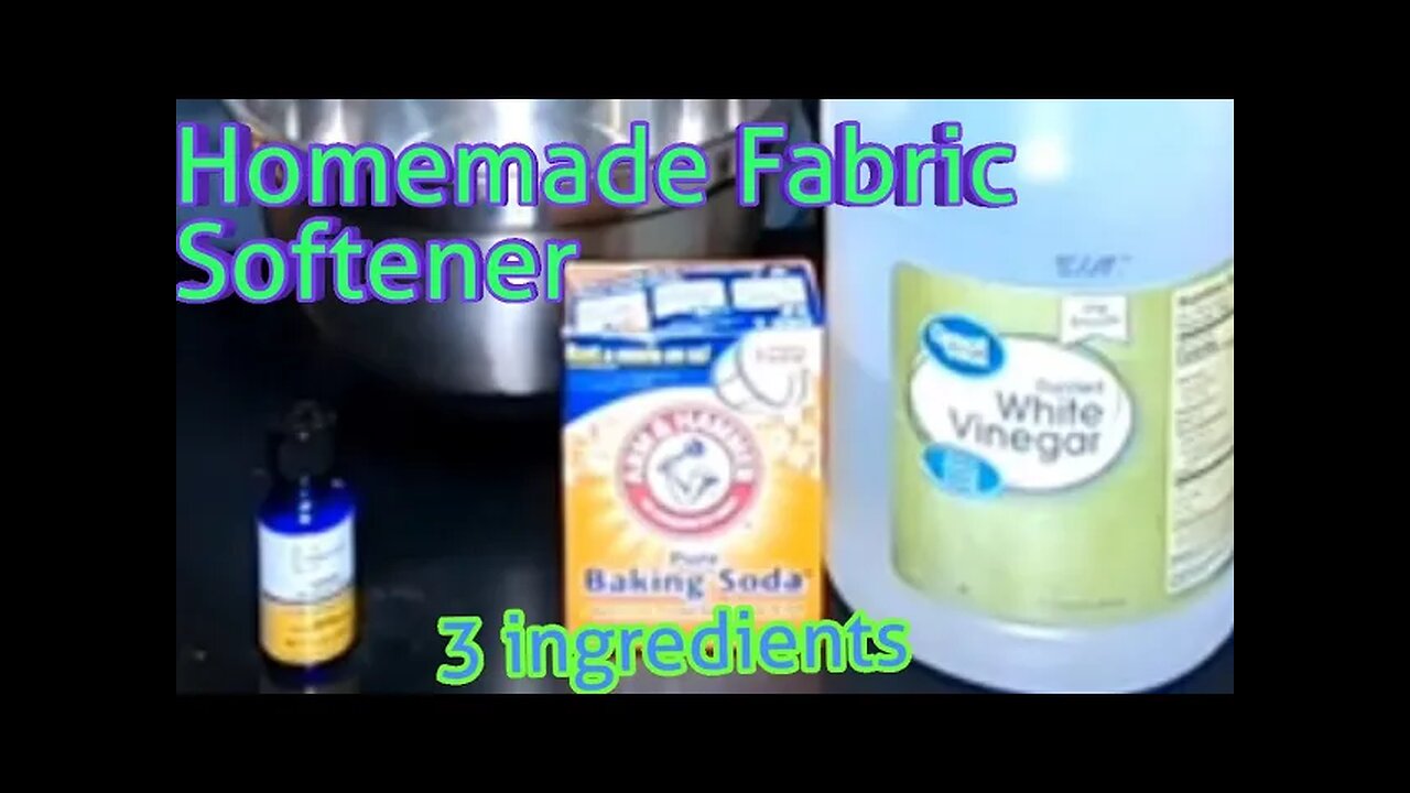 Homemade Fabric Softener