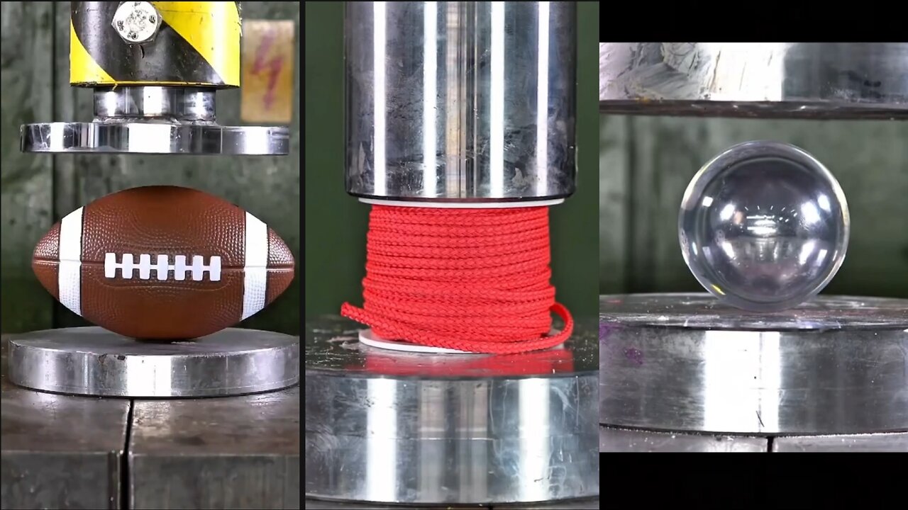 #Hydraulic_piston_vs_ball_ASMR😍😍