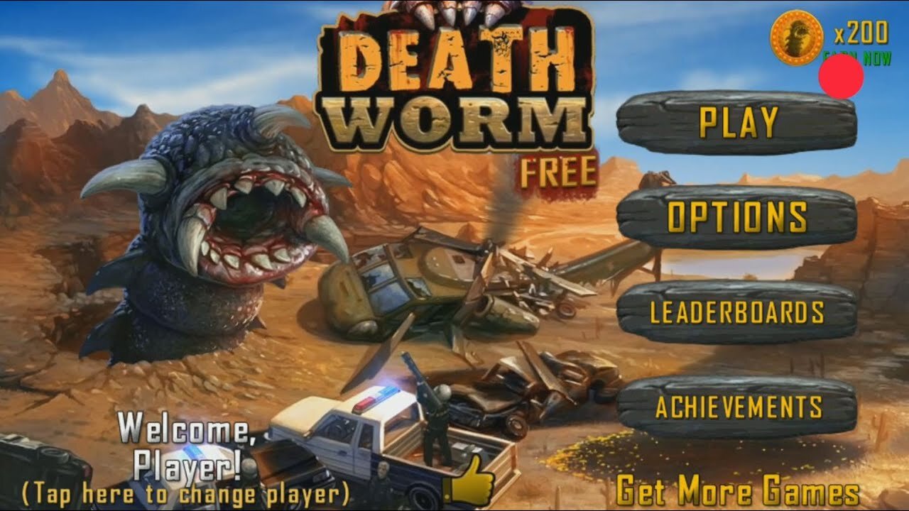 DEATH WORM MOBILE GAMEPLAY IS ALOT OF FUN 😜 & GOOD MUSIC 🎶 & GRAPHICS USE YOUR 🐍 TO KILL ALL 😁😜😜