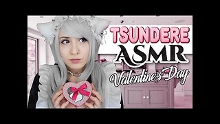 Cosplay ASMR - TSUNDERE Cat-Maid is YOUR Valentine!