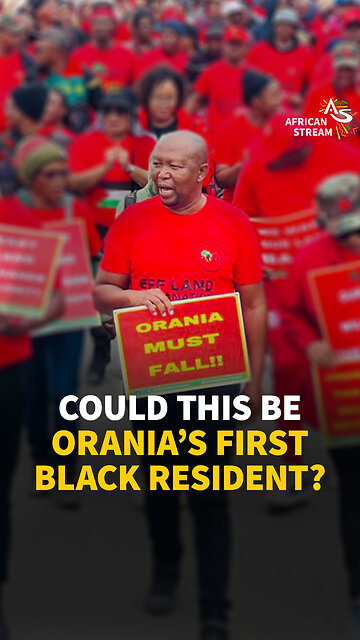 COULD THIS BE ORANIA’S FIRST BLACK RESIDENT?
