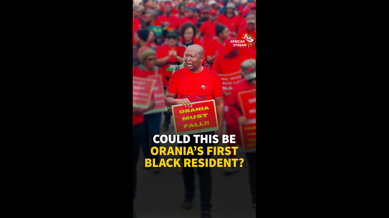 COULD THIS BE ORANIA’S FIRST BLACK RESIDENT?