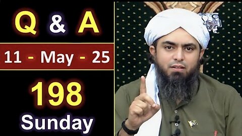 198-Sunday [ 11_May_2025 ] Public Q & A Session with Engineer Muhammad Ali Mirza in Jhelum Academy