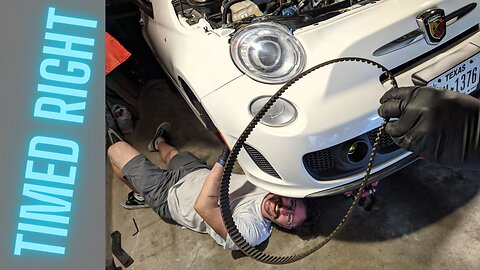 500 Abarth Timing Belt Change