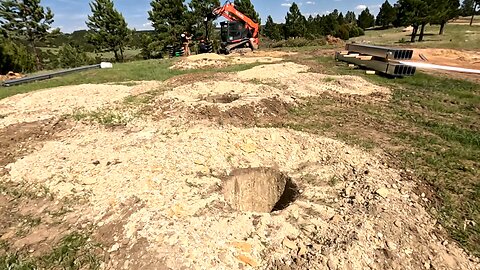 Failing to auger the last hole