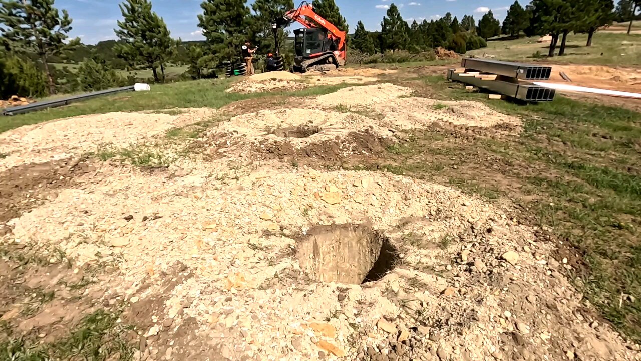 Failing to auger the last hole