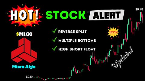 $MLGO Micro Algo Stock Reverse Split Short Squeeze Update