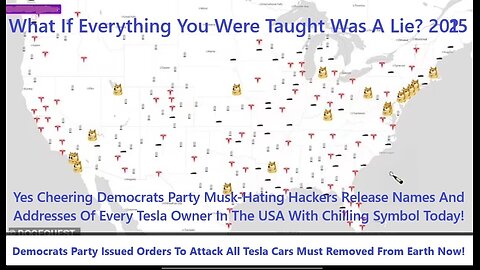 Democrats Party Issued Secret Orders To Attack All Tesla Cars Must Removed From The Earth Now